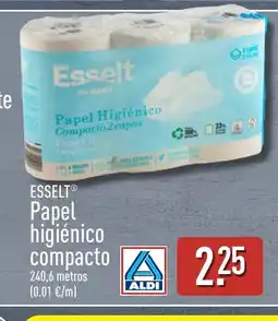 ALDI ESSELT Papel higiénico compacto oferta