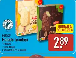 ALDI MUCCI Helado bombón oferta