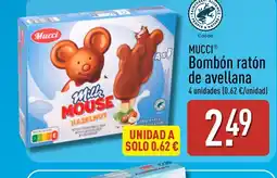 ALDI MUCCI Bombón ratón de avellana oferta