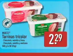ALDI MUCCI Tarrinas tricolor oferta
