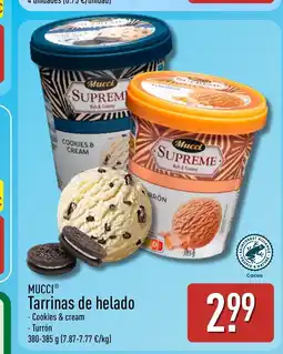ALDI MUCCI Tarrinas de helado oferta