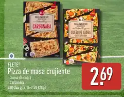ALDI FLETE Pizza de masa crujiente oferta