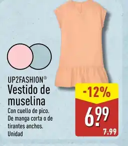 ALDI UP2FASHION Vestido de muselina oferta