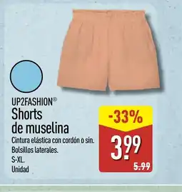 ALDI UP2FASHION Shorts de muselina oferta