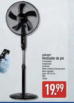 ALDI AMBIANO Ventilador de pie oferta