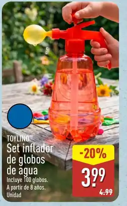 ALDI TOYLINO Set inflador de globos de agua oferta