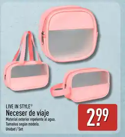 ALDI LIVE IN STYLEⓇ Neceser de viaje oferta