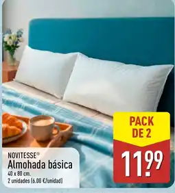 ALDI NOVITESSE Almohada básica oferta