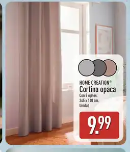 ALDI HOME CREATION Cortina opaca oferta