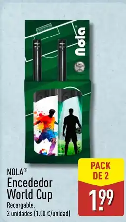 ALDI NOLA Encededor World Cup oferta