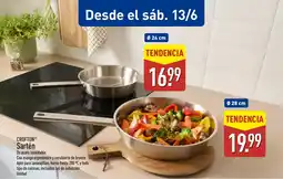 ALDI CROFTON Sartén oferta
