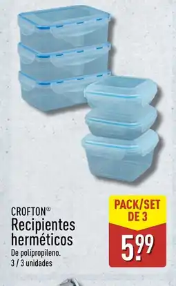 ALDI CROFTON Recipientes herméticos oferta