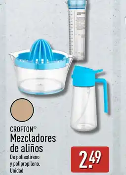 ALDI CROFTON Mezcladores de aliños oferta
