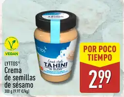ALDI LYTTOS Crema de semillas de sésamo oferta