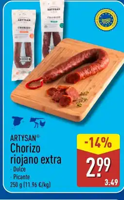 ALDI ARTYSAN Chorizo riojano extra oferta