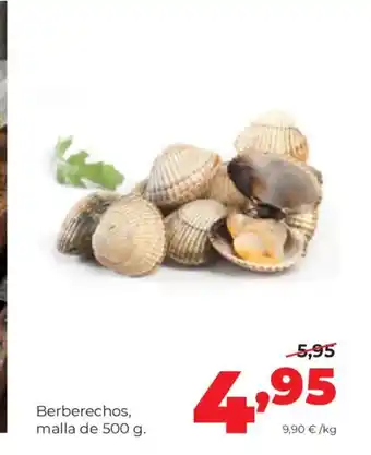Alimerka Berberechos, oferta