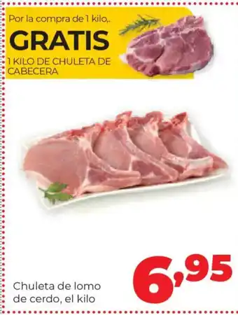 Alimerka Chuleta de lomo de cerdo oferta