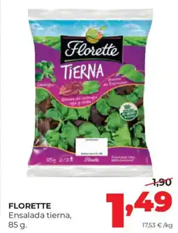 Alimerka FLORETTE Ensalada tierna oferta