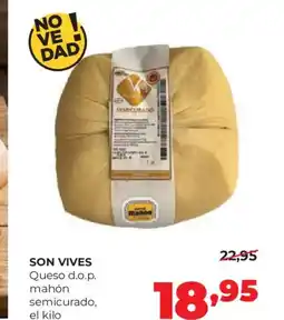 Alimerka SON VIVES Queso d.o.p. mahón semicurado oferta
