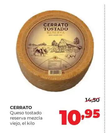 Alimerka CERRATO Queso tostado reserva mezcla viejo oferta