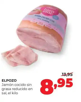 Alimerka ELPOZO Jamón cocido sin grasa reducido en sal oferta