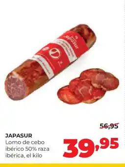 Alimerka JAPASUR Lomo de cebo ibérico 50% raza ibérica oferta