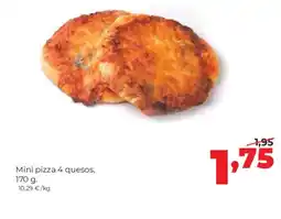 Alimerka Mini pizza 4 quesos oferta