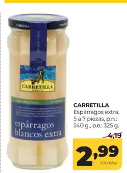 Alimerka CARRETILLA Espárragos extra, 5 a 7 piezas oferta