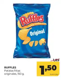 Alimerka RUFFLES Patatas fritas originales oferta