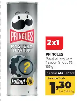 Alimerka PRINGLES Patatas mystery flavour fallout 76 oferta