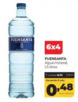 Alimerka FUENSANTA Agua mineral oferta