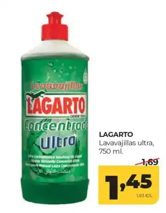 Alimerka LAGARTO Lavavajillas ultra oferta
