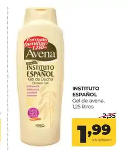 Alimerka INSTITUTO ESPAÑOL Gel de avena oferta