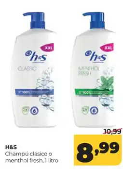 Alimerka H&S Champú clásico o menthol fresh oferta