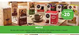 Coviran NESTLÉ Bonka café molido mezcla y natural, La Estrella café molido mezcla y natural, Dolce Gusto cápsulas 16 unidades oferta