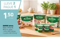 Coviran DANONE Activia Fibras o Fibras 0% oferta