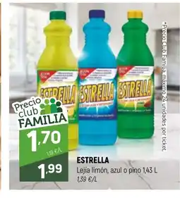 Coviran ESTRELLA Lejía limón, azul o pino oferta