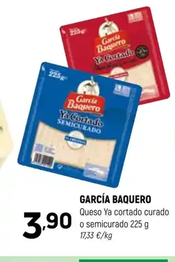 Coviran GARCÍA BAQUERO Queso Ya cortado curado o semicurado oferta