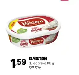 Coviran EL VENTERO Queso crema oferta