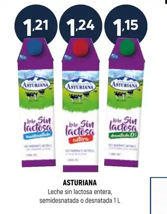 Coviran ASTURIANA Leche sin lactosa entera, semidesnatada o desnatada oferta
