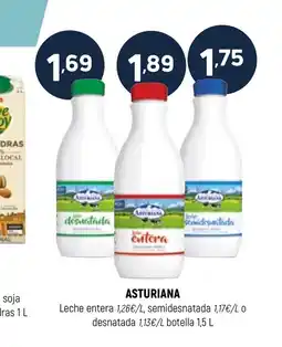 Coviran ASTURIANA Leche entera semidesnatada o desnatada oferta