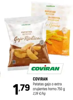 Coviran COVIRAN Patatas gajo o extra crujientes horno oferta