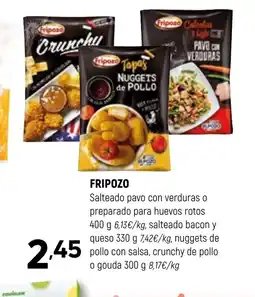 Coviran FRIPOZO Salteado pavo con verduras o preparado para huevos rotos oferta