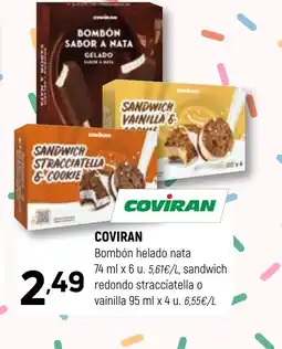 Coviran COVIRAN Bombón helado nata oferta