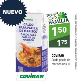 Coviran COVIRAN Caldo paella de marisco brik oferta