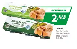 Coviran COVIRAN Atún claro aceite oliva clásico o bajo en sal oferta