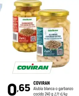 Coviran COVIRAN Alubia blanca o garbanzo cocido oferta
