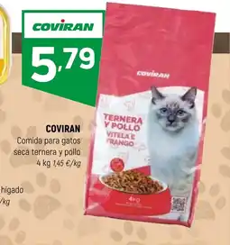 Coviran COVIRAN Comida para gatos seca ternera y pollo oferta