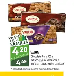 Coviran VALOR Chocolate Puro oferta