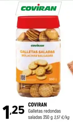 Coviran COVIRAN Galletas redondas saladas oferta